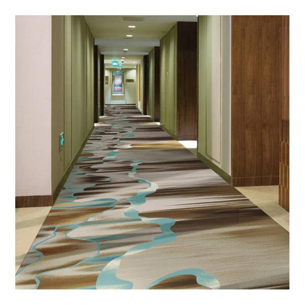 Tufted Luxury Hospitality Carpet  Nylon Printed Carpet For Public Space Corridor
