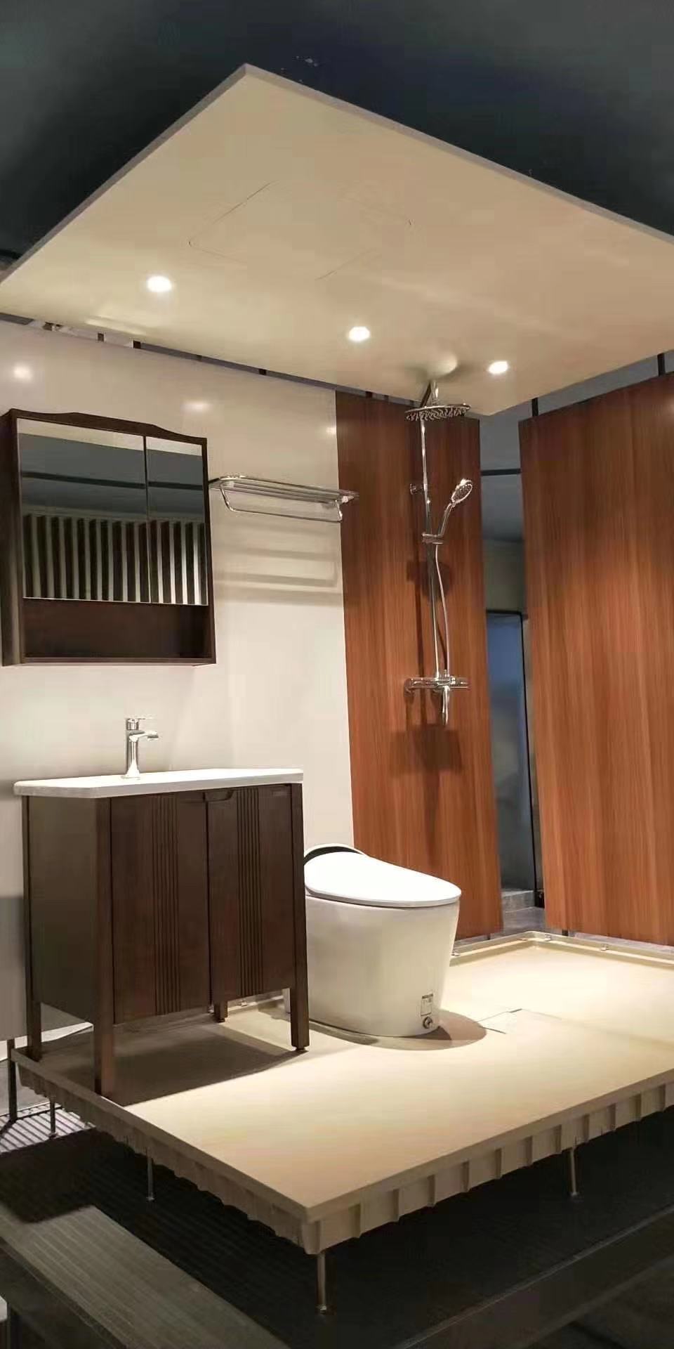 SMC Prefabricated Bathrooms: No Waterproofing Required for Wet/Dry Separation