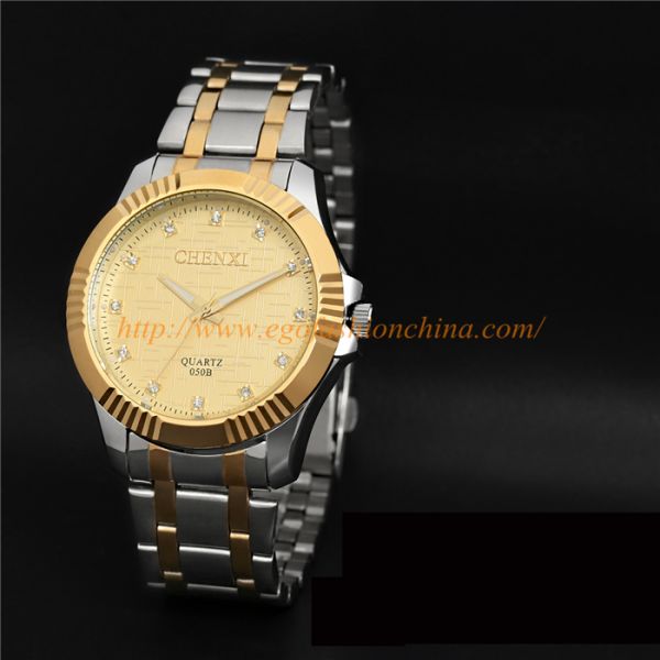 Fashion Watch Factory Direct Sale Small MOQ 20PC Stainless Steel Watch Quartz Watch Luxury