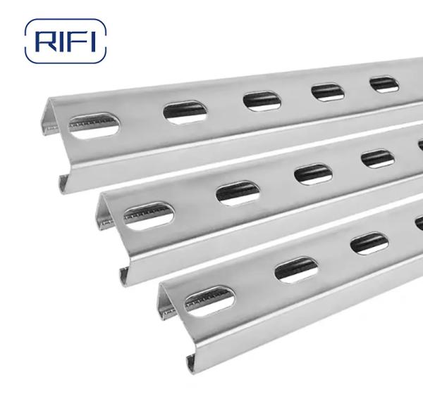 Galvanized Sheet Slotted Strut With Galvanized Steel Slotted Strut Channel