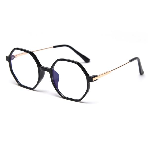 Retro Polygonal Anti Blue Light Glasses Men Women Fashion Optical Computer