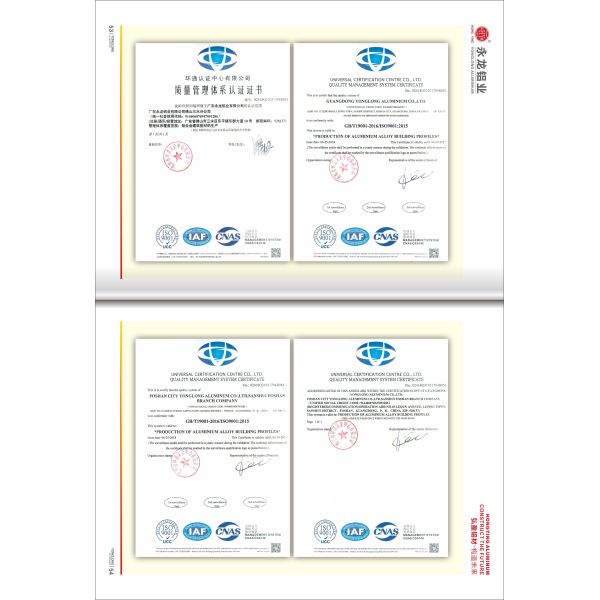 Профили окна алюминия T6 деревянного зерна сползая стеклянные