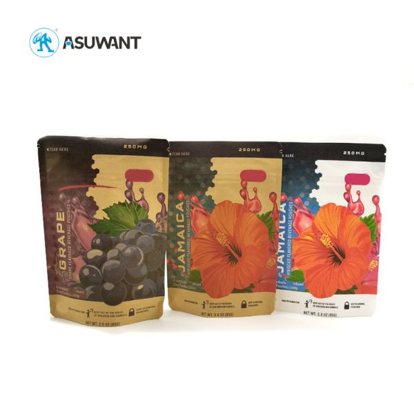 Бумажный мешок Biodegradable Recyclable чая кофе бумажных мешков Брауна Kraft водоустойчивый