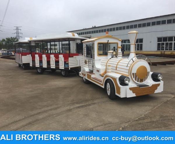 china amusement rides trackless train/diesel trackless train for amusement park/india tourist train