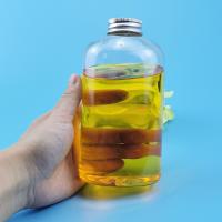 16oz tarro plástico transparente de la bebida de los huevos 0.5L