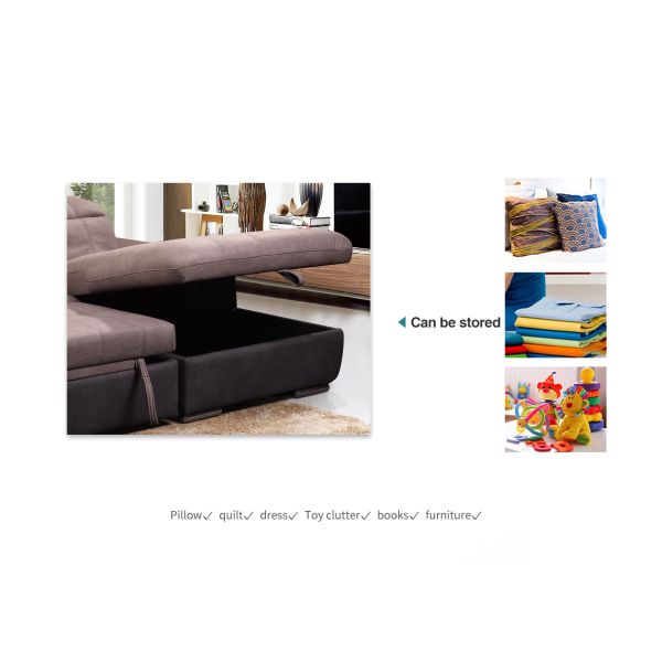 19855 Sofa Cum Bed Foldable Corner Little Two Floors High Motorised And Comfortable Sofa Bed