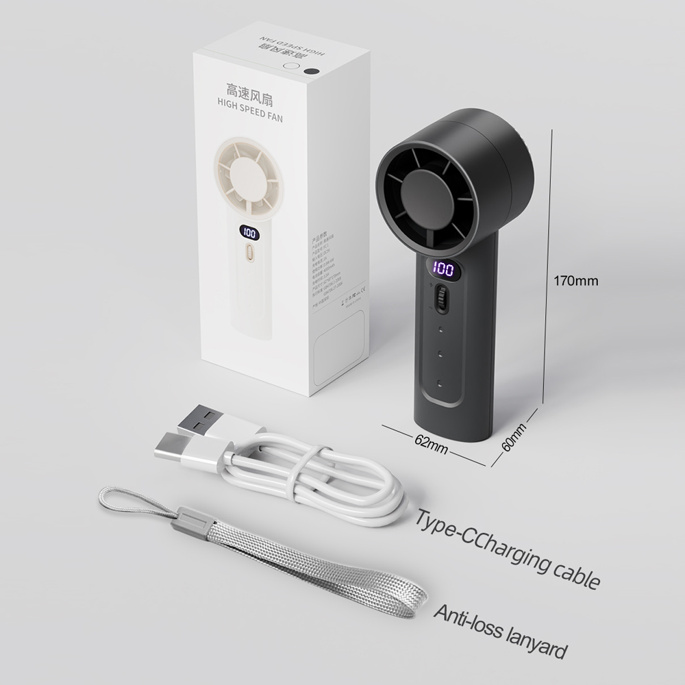 2024 New Arrival Outdoor USB Mini Rechargeable Wireless Portable Semiconductor Refrigeration High Speed Air Cooling Fan
