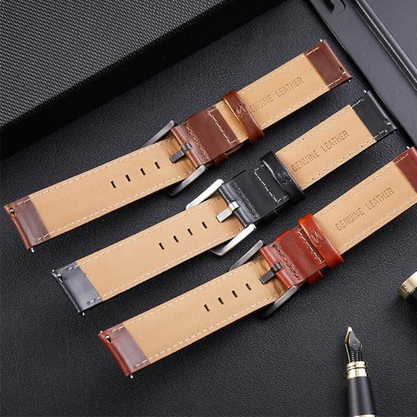 Quick Disassembly Strap Leather Wristband Watch Accessories Pin Buckle Strap Belt Smart Watch
