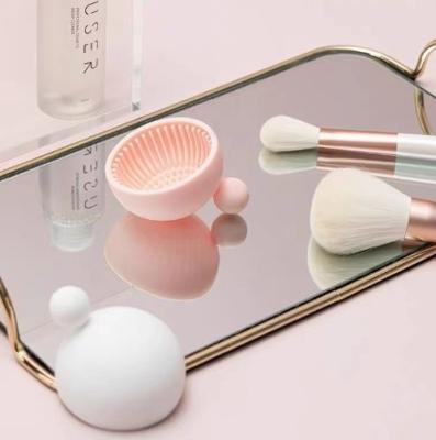 Silicone Cleaning Tool Bowl Heat Resistant and Easy To Clean for Reusable Makeup Brush