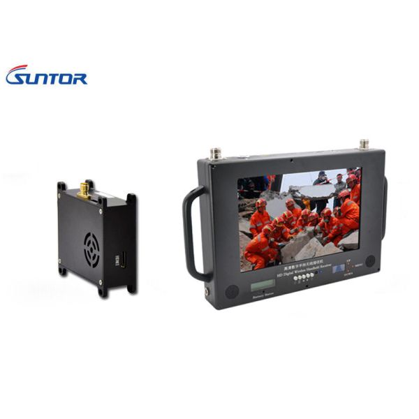 QPSK H.264 цифровой COFDM видеопередатчик беспроводной EOD робот 128 - бит AES