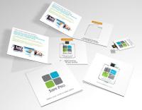 1MB Paper USB Webkey With URL Link A4 A5のサイズCMYK Offset Printing