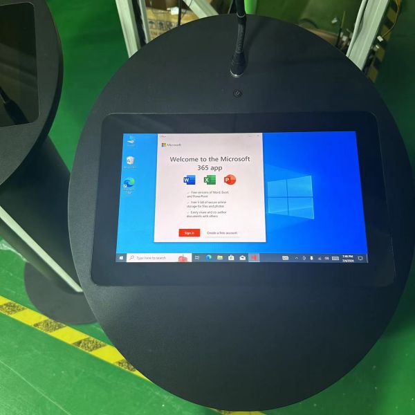 Мультимедийный цифровой подиум 13,3-дюймовый pcap touch lcd экрана громкоговоритель усилитель и беспроводный микрофон для встреч
