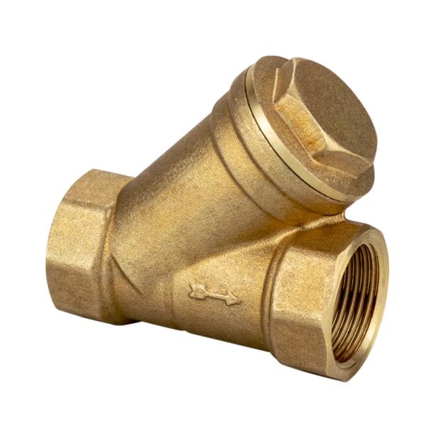 Seal Hydraulic Oil Filter Water Pump 1 Inch Brass Foot Valve Y Pattern Strainer
