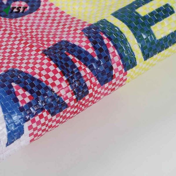 100kg White Printed Woven Polypropylene Sacks For Industry And Agriculture With Logo