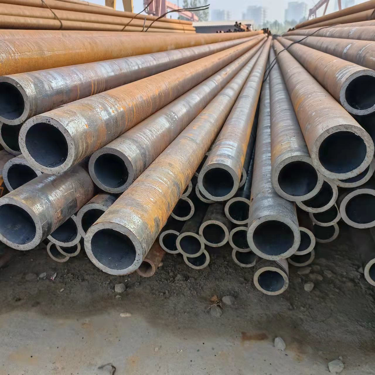 Труба ASTM EN 1,0405 A106 Gr.B безшовная стальная горячекатаная