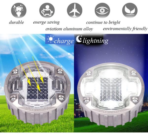 825G Solar LED Road Studs With High Brightness LED And Ni-Mh Battery