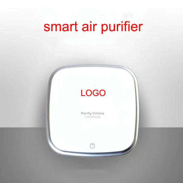 Purificador de ar de automóvel portátil por toque inteligente de venda a retalho Purificador de ar com filtro HEPA Purificador de ar de automóvel de alta eficiência de dupla ventilação