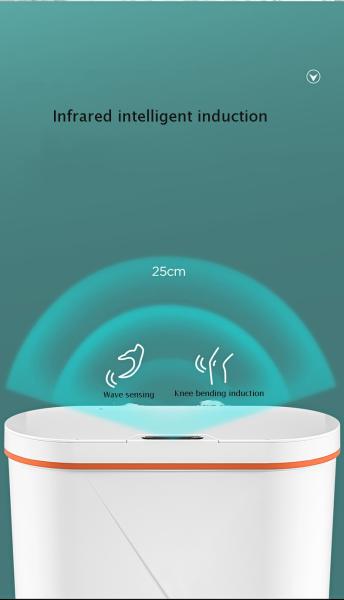 Household Bathroom Kitchen Aromatherapy Odor Removal Simple Sewing Garbage Can Automatic Intelligent Sensing Garbage Can