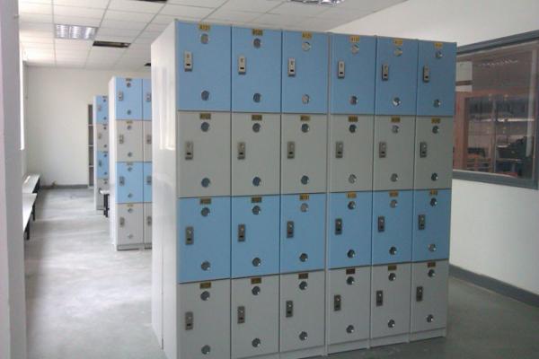 Color Door 4 Tier Lockers With Software , PVC Material Swimming Pool Lockers