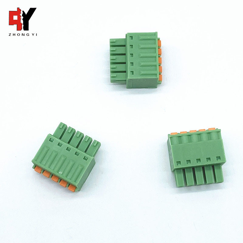 Тангаж соединителя HQ15EDGKD-3.5/3.81mm терминального блока PA66 28-16AWG Pluggable