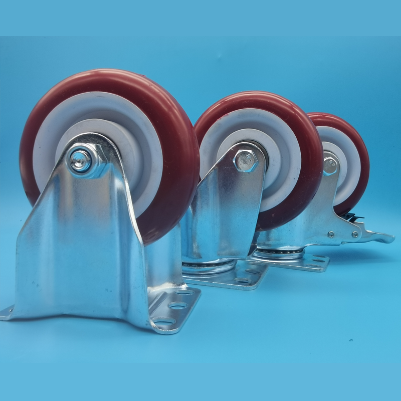 Chemical Resistance Medium Duty Casters Pp Polypropylene Wheels Castors Singel Wheels 2.5