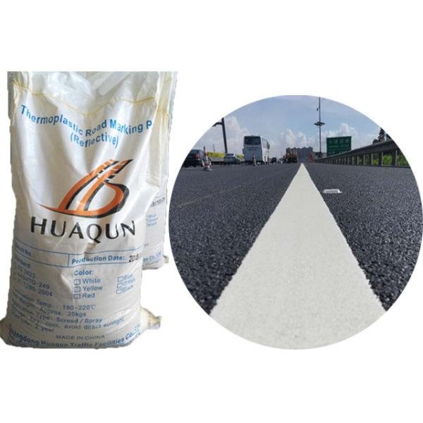 Reflective Thermoplastic Road Marking Paint , High Reflective Road Line Marking Paint