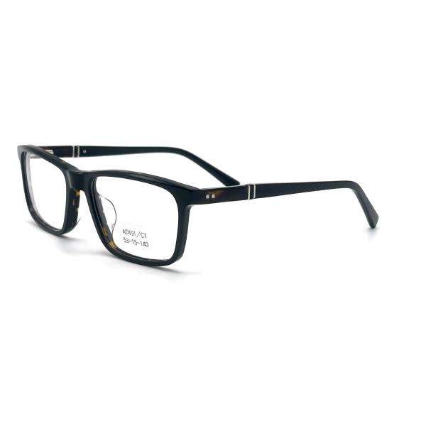 AD191 Acetate Optical Frame Square Eyeshape Manufactured by Heng Yang Optical