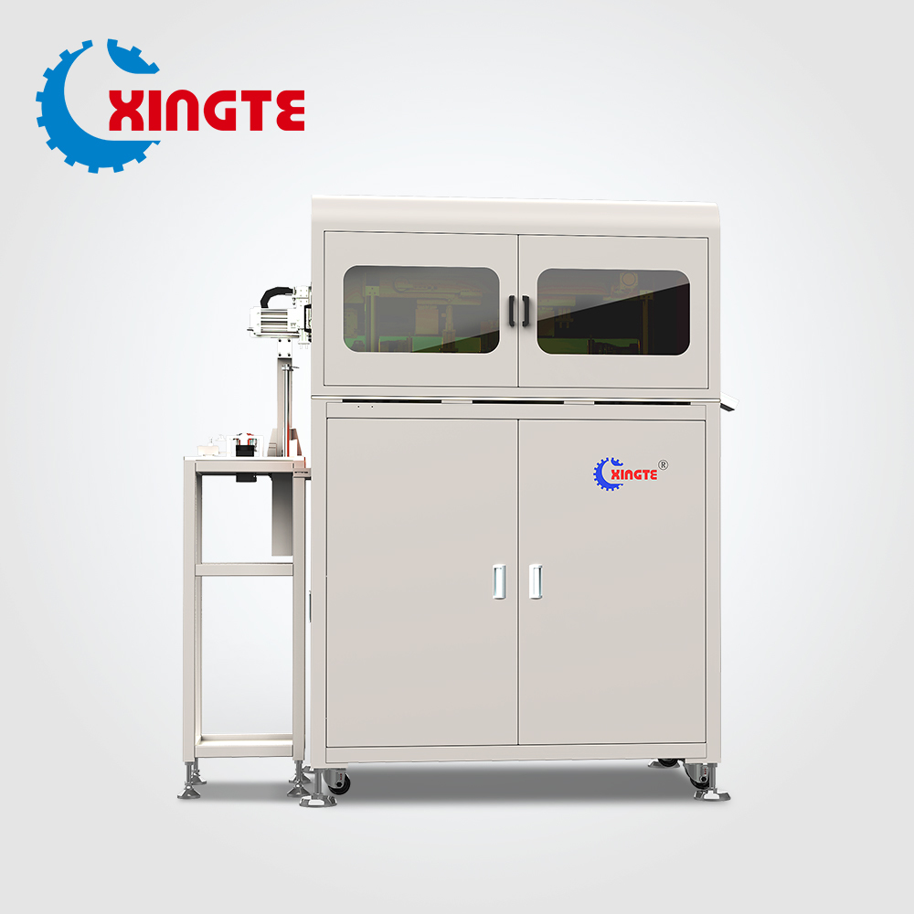 Fully automatic common mode magnetic ring butterfly winding machine with double-in & double-out structure for 0.45~1.7mm wire and 14~50mm toroidal cores