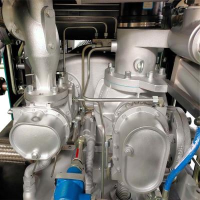 Compressor sem parafusos de óleo seco para produção de alimentos, bebidas, medicamentos e farmacêuticos