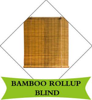 Vertical Bamboo Roman Blinds , Outdoor Roll Up Bamboo Shades Long Lifespan