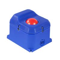Fontaine à eau à trou unique bleue Terrui: grande capacité de 40 litres, en polyéthylène, facile à nettoyer