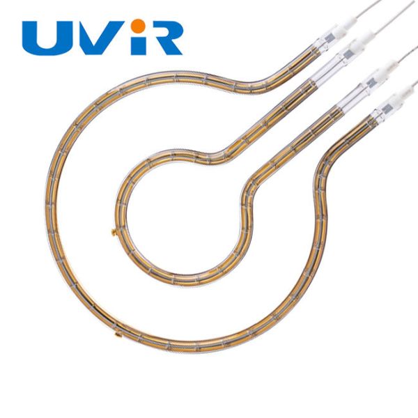 1600 Вт Золотая рефлекторная кольцевая инфракрасная нагревательная лампа 240 В