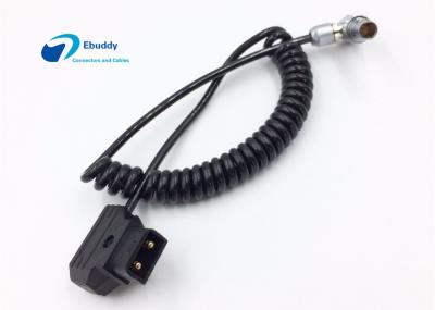 Wireless Follow Focus Cable Lemo Elbow 6 Pin To D Tap 0.4M Length For DJI