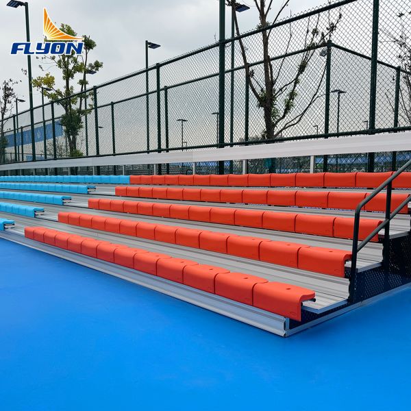 PP / HDPE Plastic Seats Demountable Metal Bleacher For Football Stadium Seating And Grandstand Seating With Customized Size