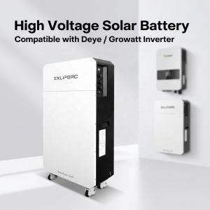 Home Solar Energy Storage System 16kWh High Voltage LiFePO4 Battery Expandable to 256kWh