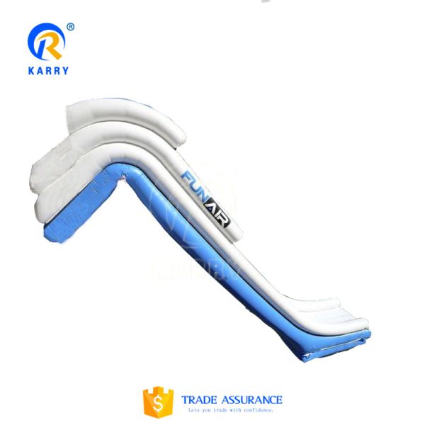0.55mm PVC Tarpaulin Thread Accessories Included Large Inflatable Yacht Slide with Pool