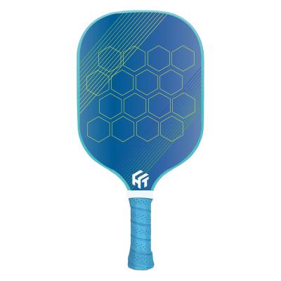 Custom Pickleball Paddle with Hot Pressed Bezel-less Design and Carbon Fiber Material