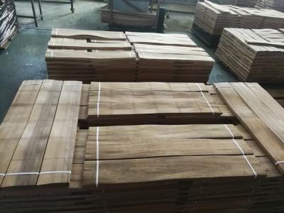 0.5mm Natural Burma Teak Veneer for Engineered Wood Flooring  Usage