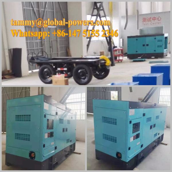 Portable Diesel Trailer Mounted Generator With Water Cooled Cooling System
