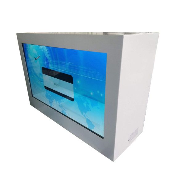 Caja de pantalla LCD transparente 1080P, caja LCD translúcida pequeña, independiente