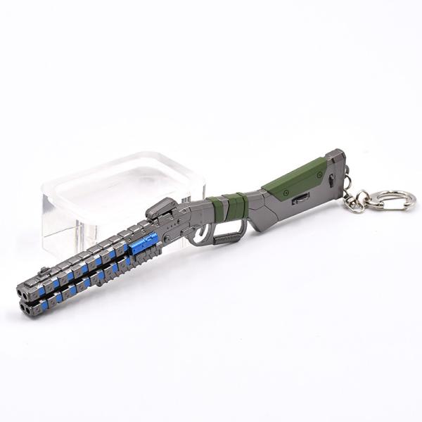 Customers Customize popular shooting games Ape x mini metal gun models keychain 16 cm gift