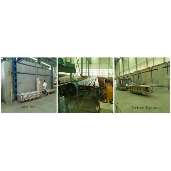 Aduana perfil industrial de la protuberancia de aluminio de la ranura de 6060 T con final de anodización