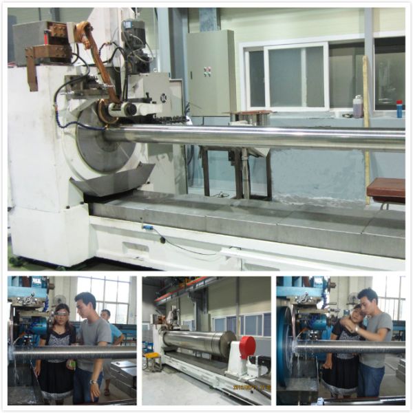 Oil Well Sand Control Screens Slotted Screen Welding Machine 2300MM Height