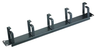 1U Rack Network Cable Management Bar Horizontal Cable Organizer Easy Uninstall YH4032