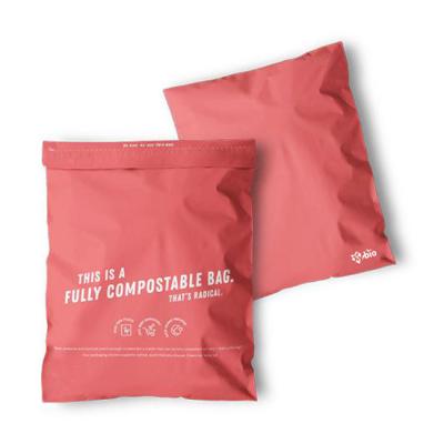 Colored Compostable Mailing Bags 60 Microns Thickness Customized Size