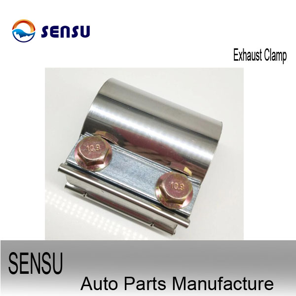 SS201 Automotive Exhaust Pipe Connector Clamp ID 127mm Long Service Life