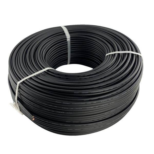 XLPE Insulation Twin Core Solar Cable 12.5mm Cable Od Durable Weather Resistant Suitable Solar Power Systems