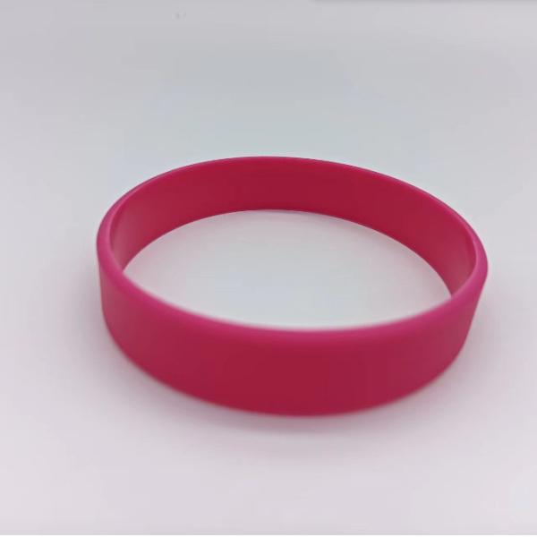 Moulding Service Customizable Debossed Color Filled Silicone Wristband with Logo