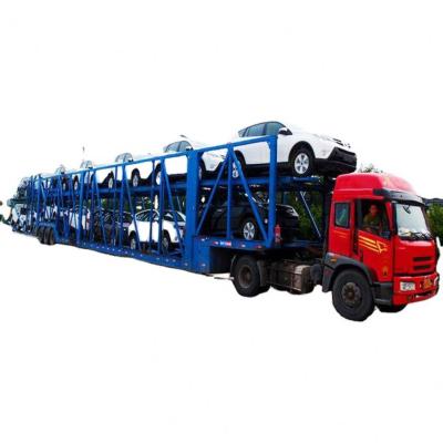 AOTONG 2 eixos duplos 6 unidades SUV elétrico semi-reboque de carro transportador para pedido do cliente