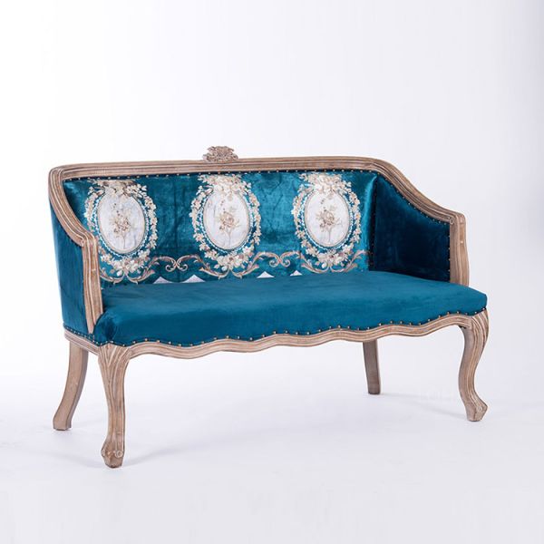 Классическая высекая роскошная древесина посадочных мест Суда будочки твердая для свадьбы